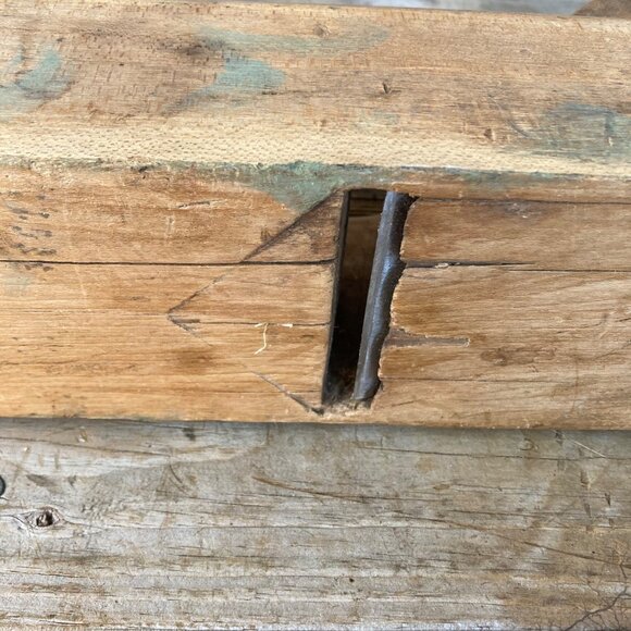 Vintage Ward Warranted WP Cast Steel Hand Plane Woodworking 25" Handmade? Large - Picture 9 of 11